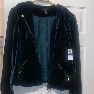 VELVET G R E E EN MOTO JACKET 💚